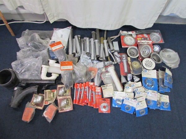 Various Lot of Plumbing Supplies.