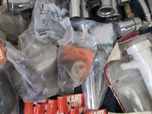 Various Lot of Plumbing Supplies.