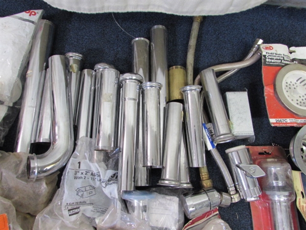 Various Lot of Plumbing Supplies.