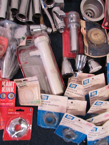 Various Lot of Plumbing Supplies.