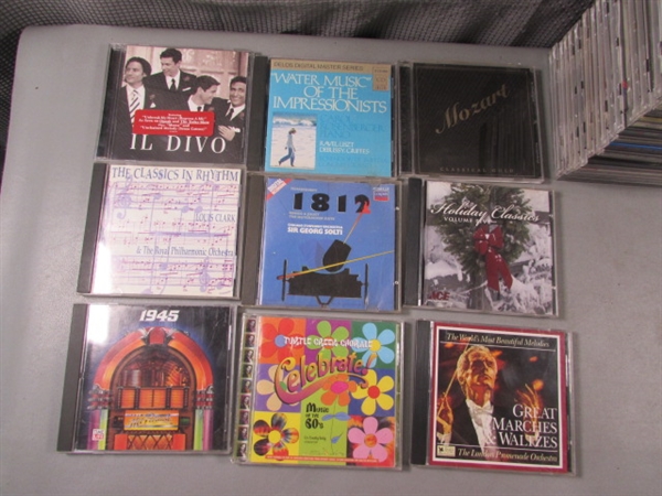 Collection of CDs- 60+. Mariah Carey, Cher, Frank Sinatra, Julio Iglesias