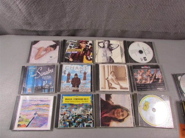 Collection of CDs- 60+. Mariah Carey, Cher, Frank Sinatra, Julio Iglesias