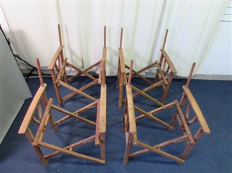 Set of 4 Directors Chairs