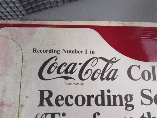 Coca-Cola Records and Cassette Tape.