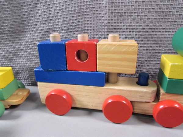 Wood Baby/Toddler Train Toys