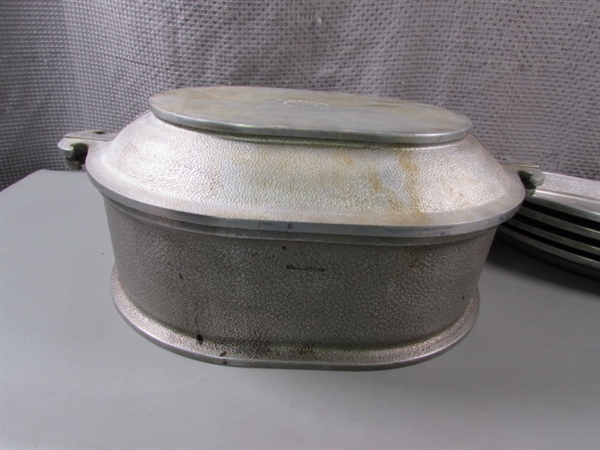 VTG Guardian Service Ware Roaster with Lid/Tray and Sizzle Plates