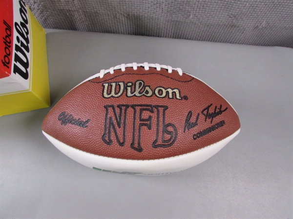 Signed NFL Wilson Football Rosey Grier
