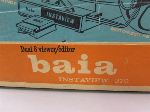 Dual 8 viewer/editor Baia Instaview, Video/Film Converter, and Master Six Splicer.