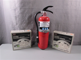 Fire Extinguisher and Smoke Alarms