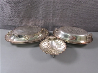 Gorham, Adam, and Shell Silverplate Items