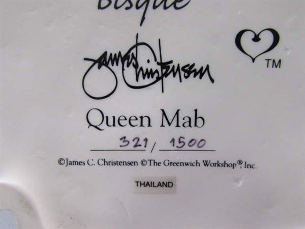 James Christensen The Greenwich Workshop Pearl Bisque Queen Mab #321/1500