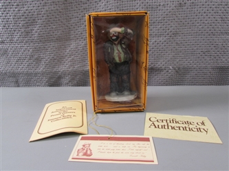 Emmett Kelly Jr Collectible "Looking Out To See" W/COA
