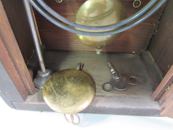 Antique H.A.C German 14 Day Strike Mantle Clock