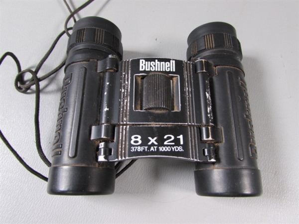 Bushnell Binoculars and Daisy Scope