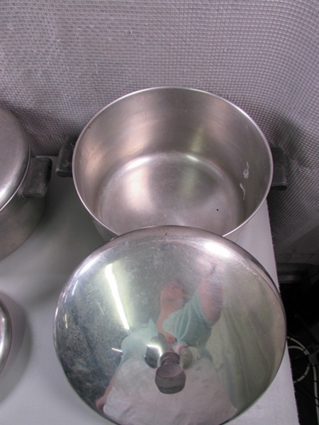 Farberware Pot and Pan Set Aluminum Clad Stainless Steel