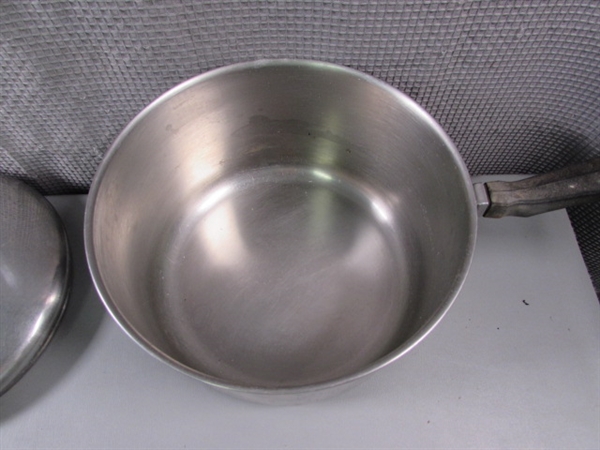 Farberware Pot and Pan Set Aluminum Clad Stainless Steel