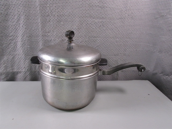 Farberware Pot and Pan Set Aluminum Clad Stainless Steel