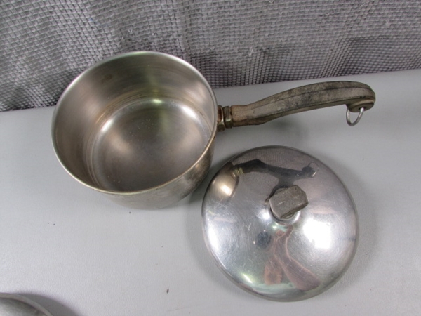 Farberware Pot and Pan Set Aluminum Clad Stainless Steel