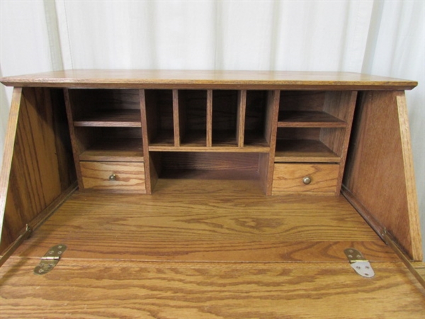 VTG Wood Secretary Desk