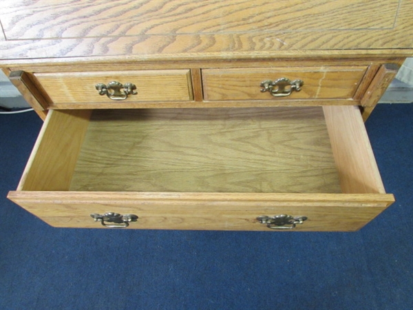 VTG Wood Secretary Desk