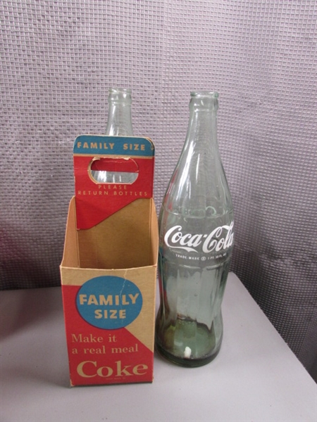 Coca-Cola Crate with Glass Bottles