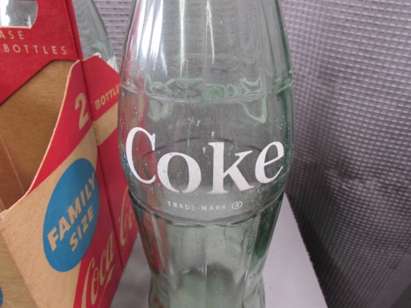 Coca-Cola Crate with Glass Bottles