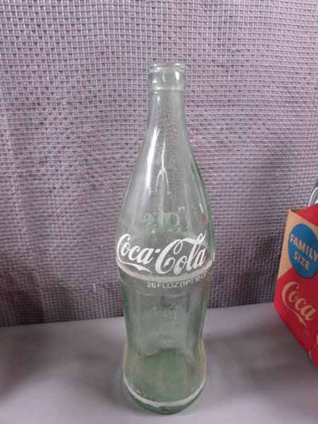 Coca-Cola Crate with Glass Bottles