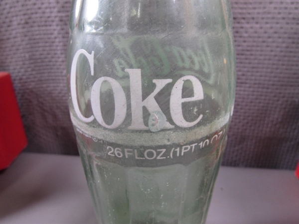 Coca-Cola Crate with Glass Bottles