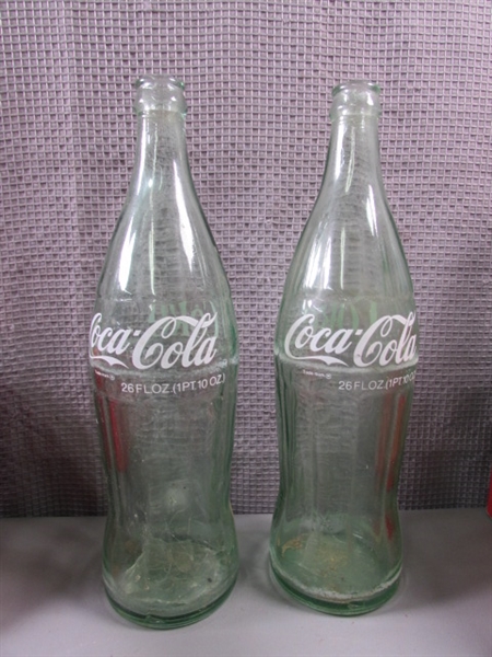 Coca-Cola Crate with Glass Bottles