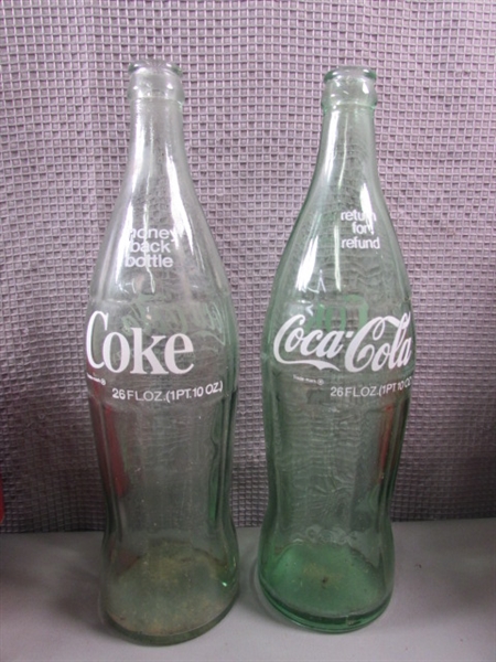 Coca-Cola Crate with Glass Bottles