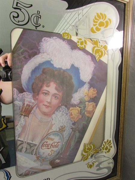 Coca-Cola Mirror With Picture Frame