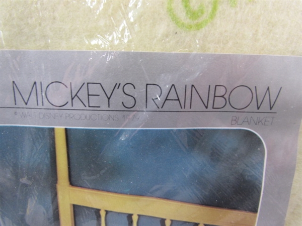 VTG Cannon Mickey's Rainbow Blanket
