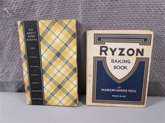Vintage & Antique Baking Books