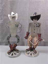 Pair of Cowboy Figurines