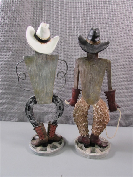 Pair of Cowboy Figurines