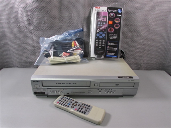 Sanyo DVD Player & Video Cassette Recorder DVW-7200