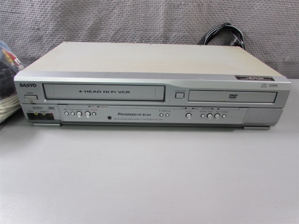 Sanyo DVD Player & Video Cassette Recorder DVW-7200