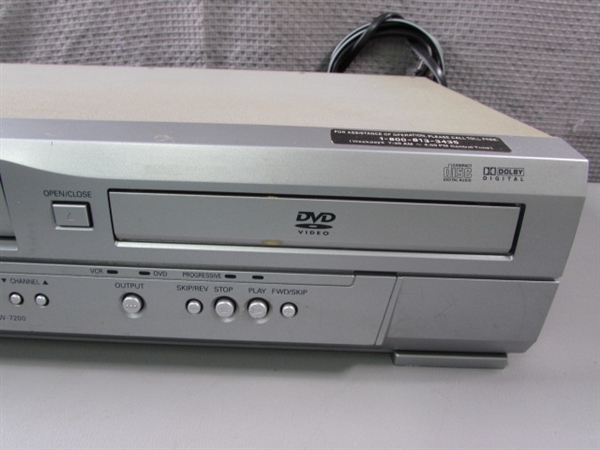 Sanyo DVD Player & Video Cassette Recorder DVW-7200