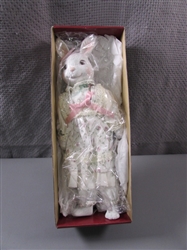 New-Collectible Porcelain Doll- Bunny