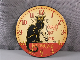 French Cat Clock.