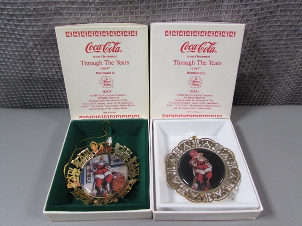Coca-Cola Ornaments- Through The Years