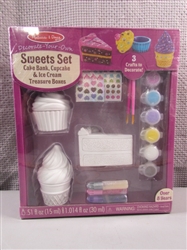 NEW- Melissa & Doug Decorate-Your-Own Sweets Set