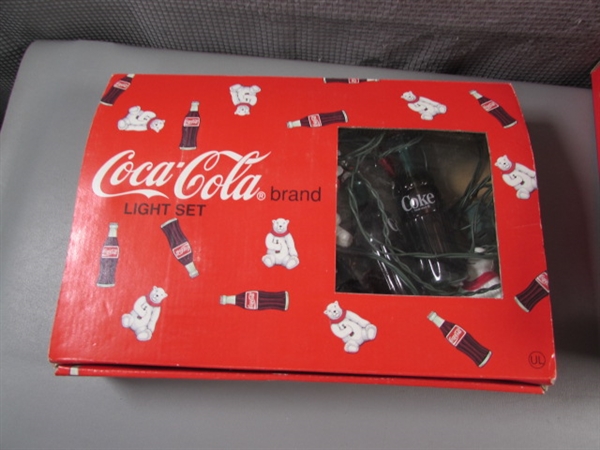 VTG Coca-Cola Brand Light Set-3 Ct