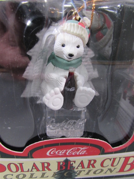 NEW- Coca Cola Ornaments-Set of 3