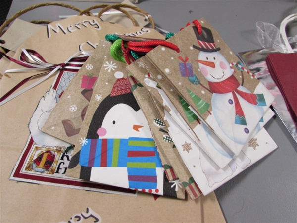 GIFT BAGS, TAGS & TISSUE