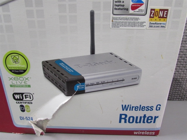 D-LINK WIRELESS G ROUTER - NEW