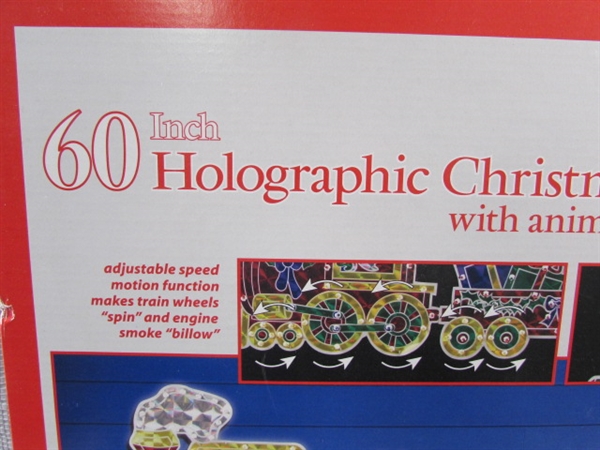 HOLOGRAPHIC CHRISTMAS TRAIN