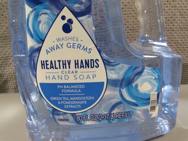 HEALTHY HANDS CLEAR HAND SOAP - 80 OUNCE BOTTLE