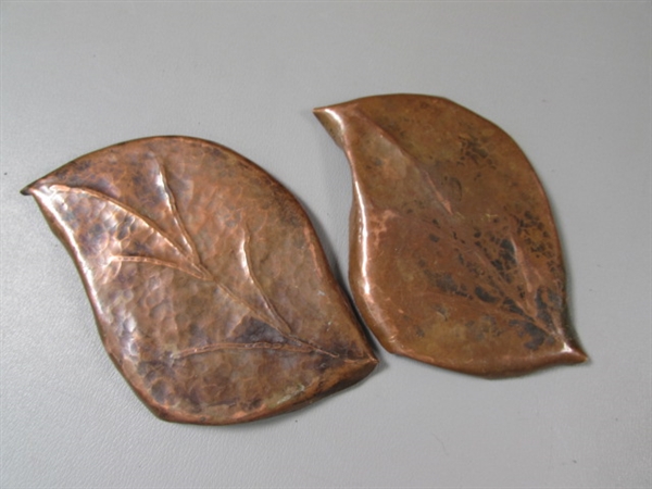 Cookie Jar, Copper Leaves and Wall Hanging, Coasters, and more