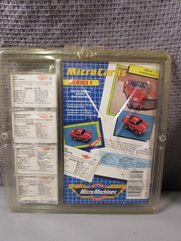 VTG NOS- MicroCards Micro Machines Series 1 & 2